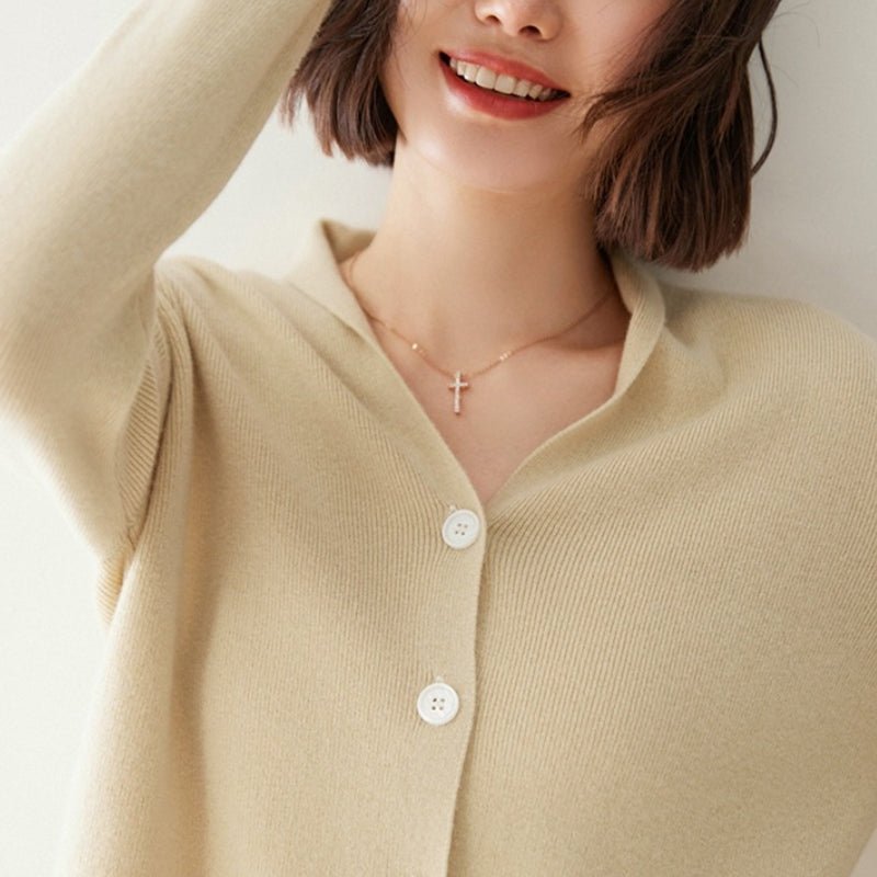 Fairhaven – Cashmere Cardigan - Hilltop Nord