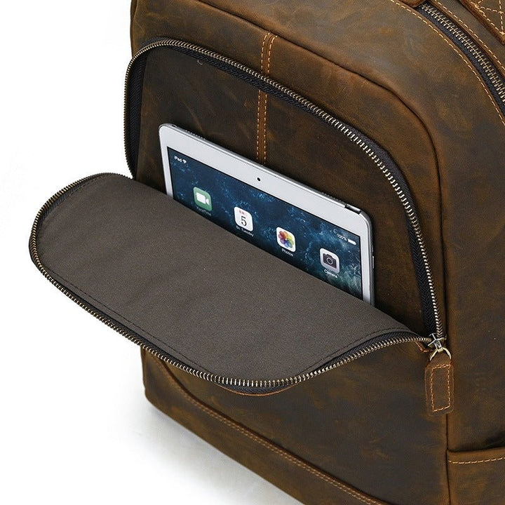 Hinterland – Leather Backpack - Hilltop Nord