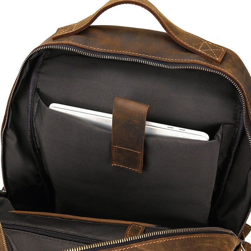 Hinterland – Leather Backpack - Hilltop Nord