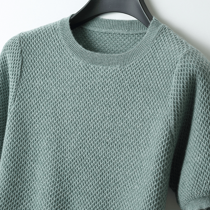 Crestwood - Wool Textured Knit Tee - Hilltop Nord