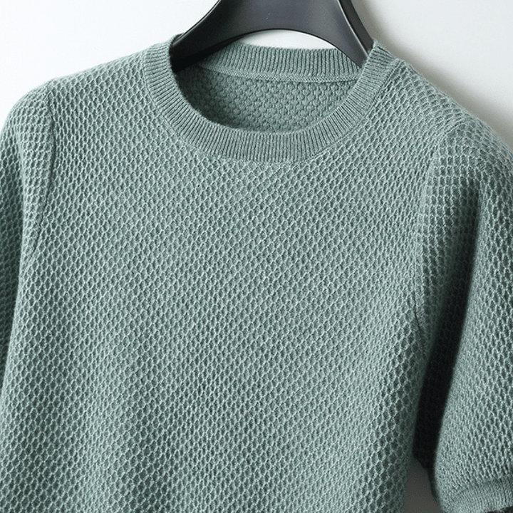 Crestwood - Wool Textured Knit Tee - Hilltop Nord