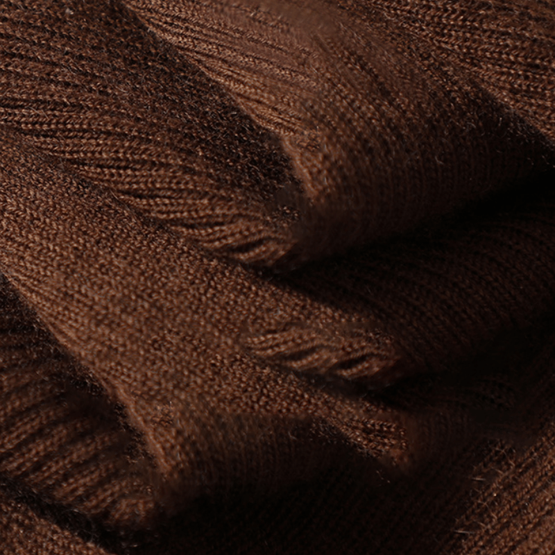 Elise - Worsted Wool Polo Knit - Hilltop Nord
