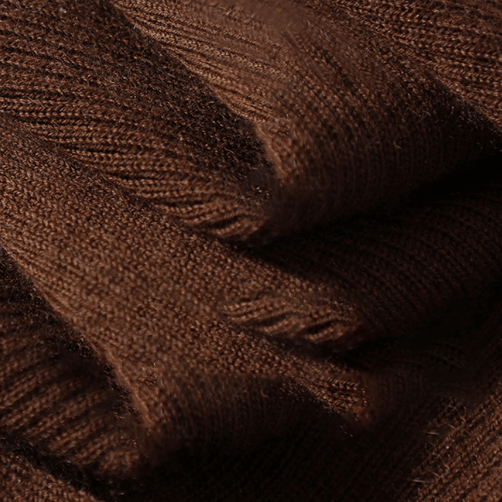 Elise - Worsted Wool Polo Knit - Hilltop Nord