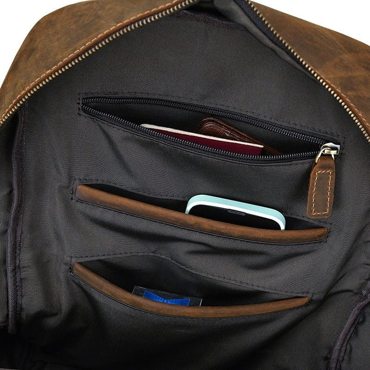 Hinterland – Leather Backpack - Hilltop Nord