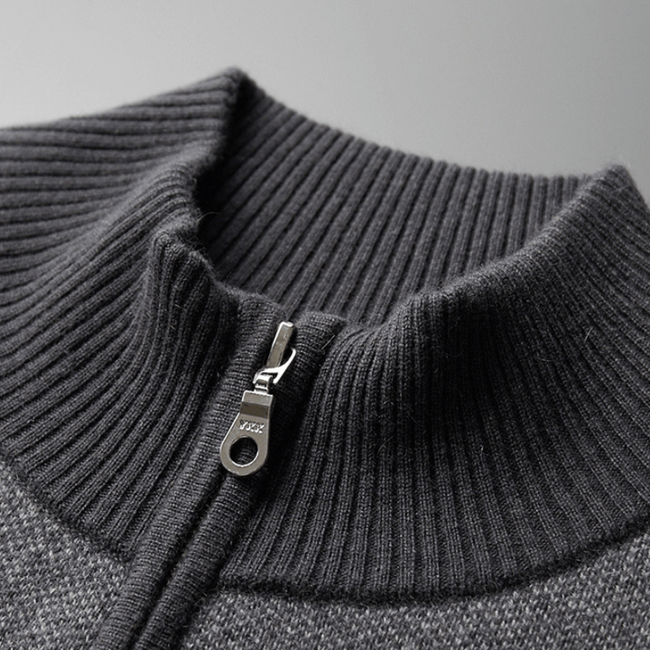 Sterling - Cashmere Wool Zip Jacket - Hilltop Nord