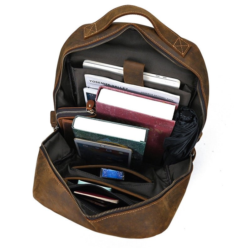 Hinterland – Leather Backpack - Hilltop Nord