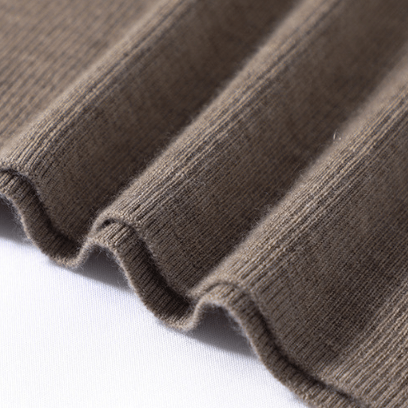 Elise - Worsted Wool Polo Knit - Hilltop Nord