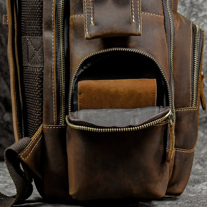 Overland – Leather Backpack - Hilltop Nord