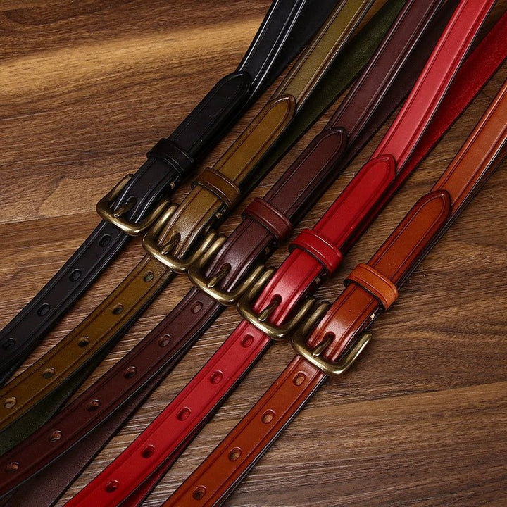 Kelso – Antique Finish Leather Belt - Hilltop Nord
