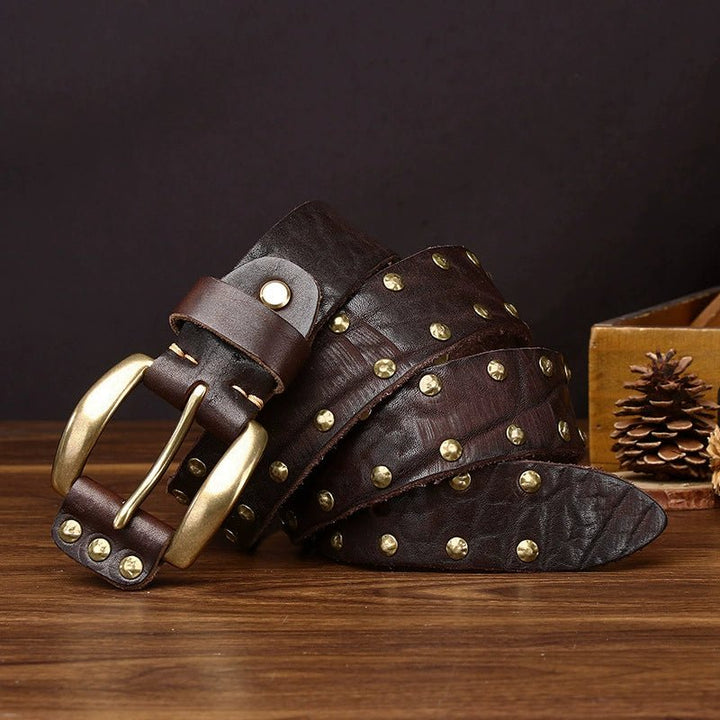 Thistlemark – Studded Leather Belt - Hilltop Nord