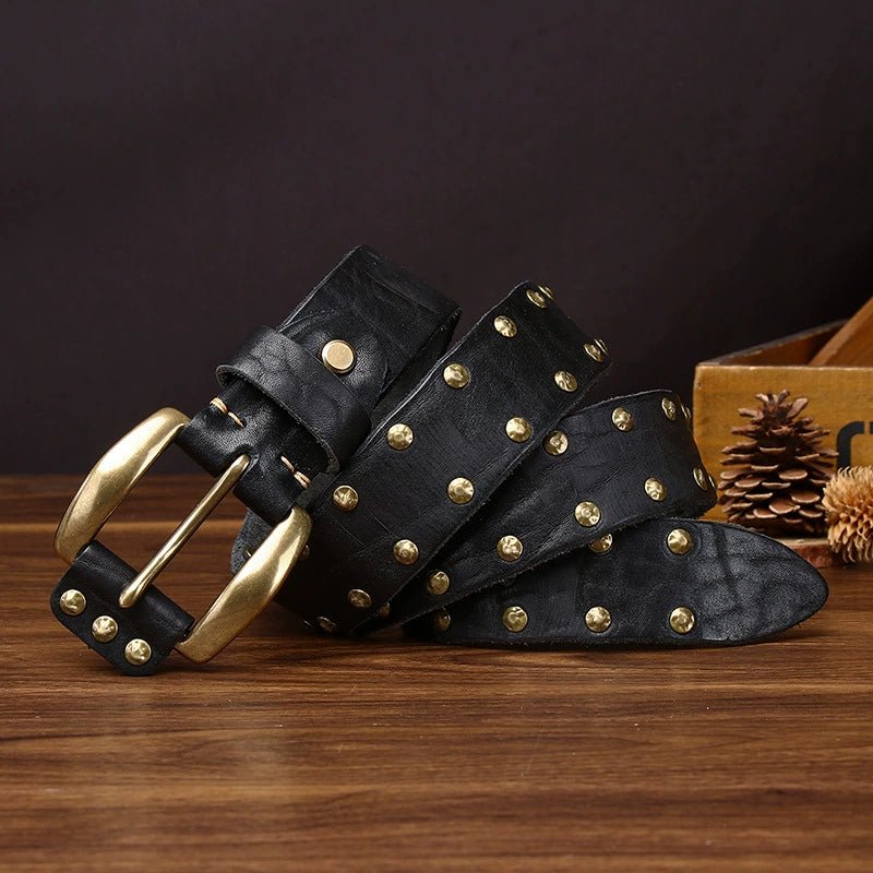 Thistlemark – Studded Leather Belt - Hilltop Nord