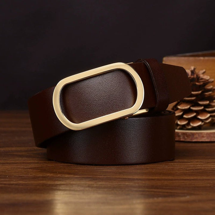 Ghyll – Plate Pin Buckle Leather Belt - Hilltop Nord