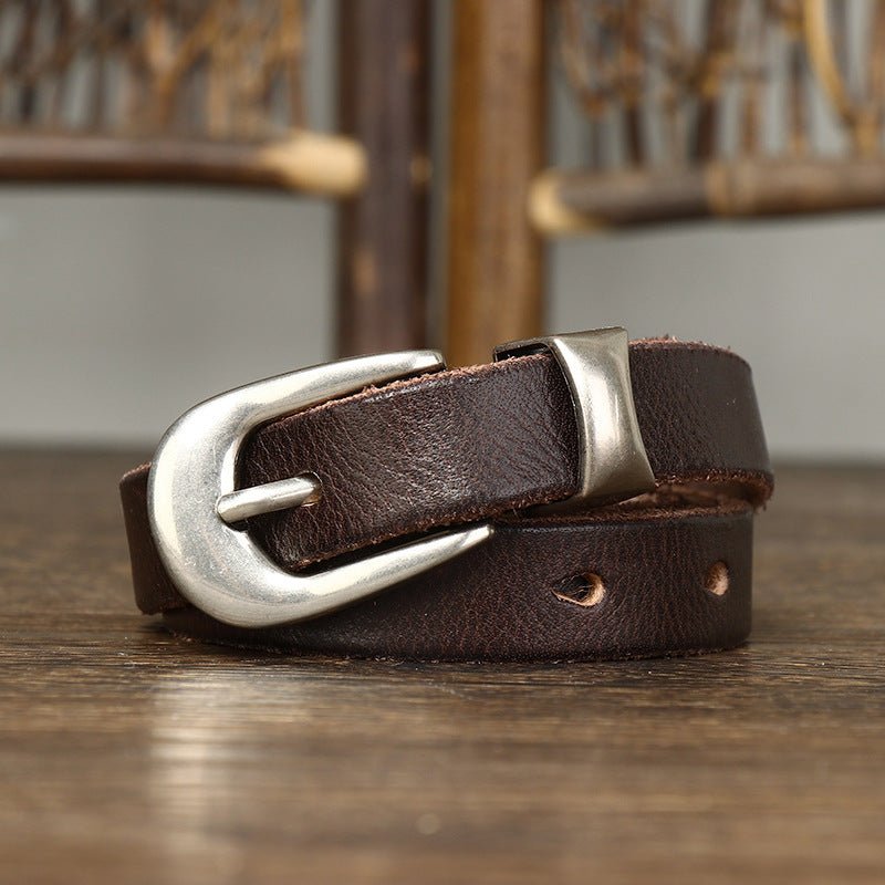 Dagger – Pin Buckle Leather Belt - Hilltop Nord