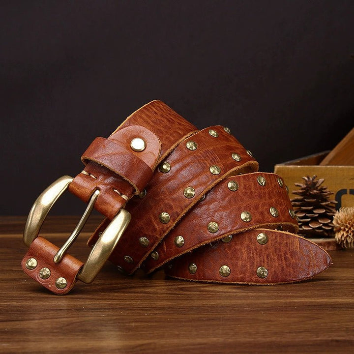 Thistlemark – Studded Leather Belt - Hilltop Nord