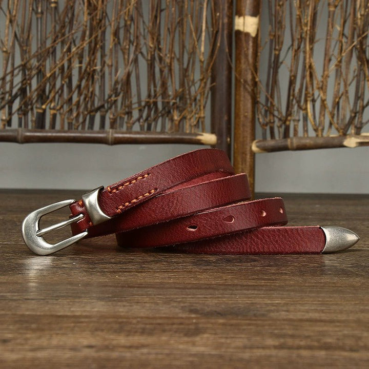 Dagger – Pin Buckle Leather Belt - Hilltop Nord