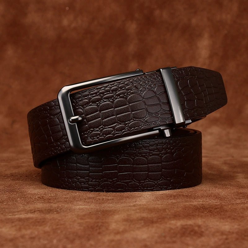 Firth – Crocodile - Embossed Reversible Belt - Hilltop Nord