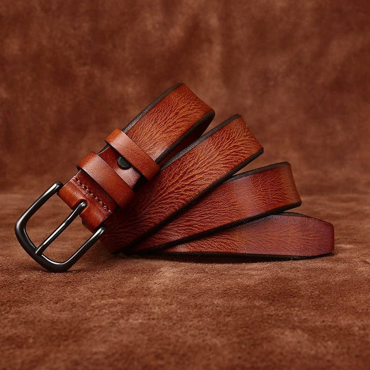 Fendrick – Pin Buckle Leather Belt - Hilltop Nord