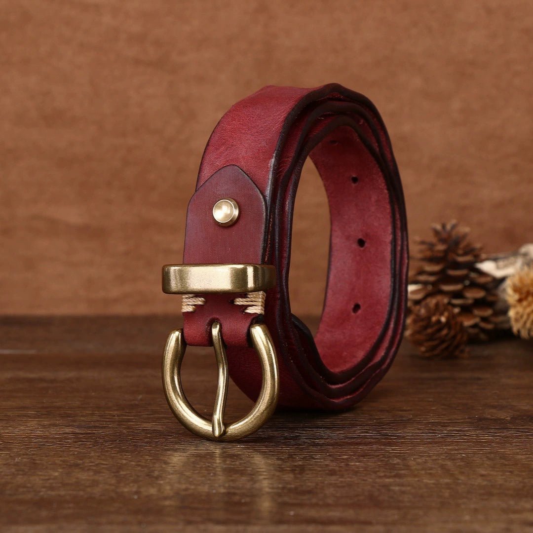 Eldridge – Antique Finish Leather Belt - Hilltop Nord