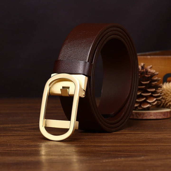 Ghyll – Plate Pin Buckle Leather Belt - Hilltop Nord