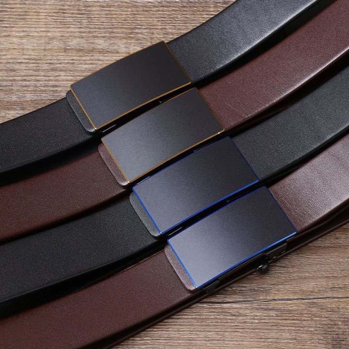 Brecken – Plate Buckle Leather Belt - Hilltop Nord