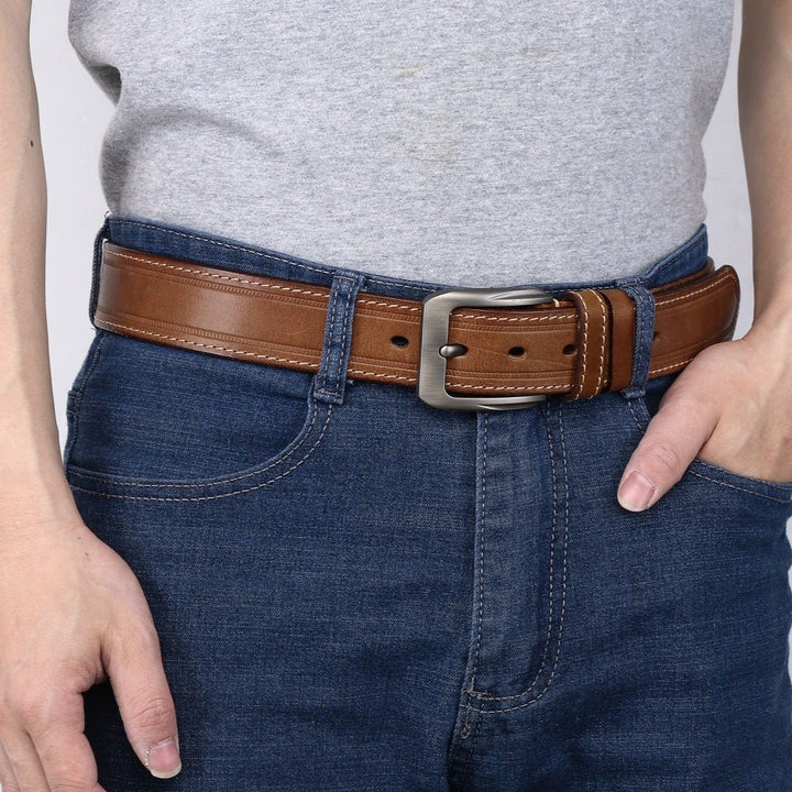 Gravelton – Distressed Pin Buckle Leather Belt - Hilltop Nord
