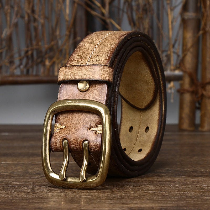 Moorcross – Double Prong Leather Belt - Hilltop Nord