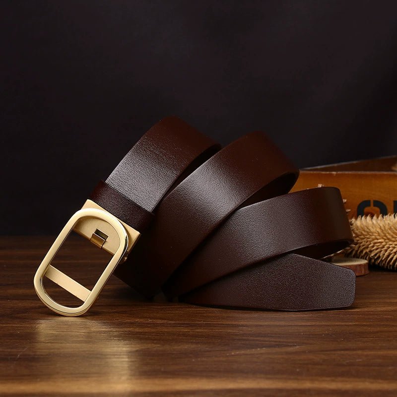 Ghyll – Plate Pin Buckle Leather Belt - Hilltop Nord