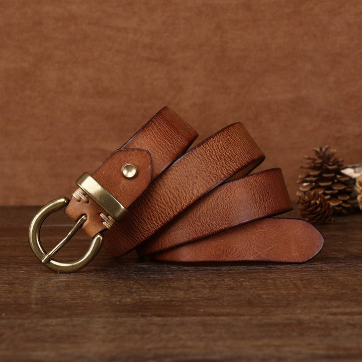 Eldridge – Antique Finish Leather Belt - Hilltop Nord