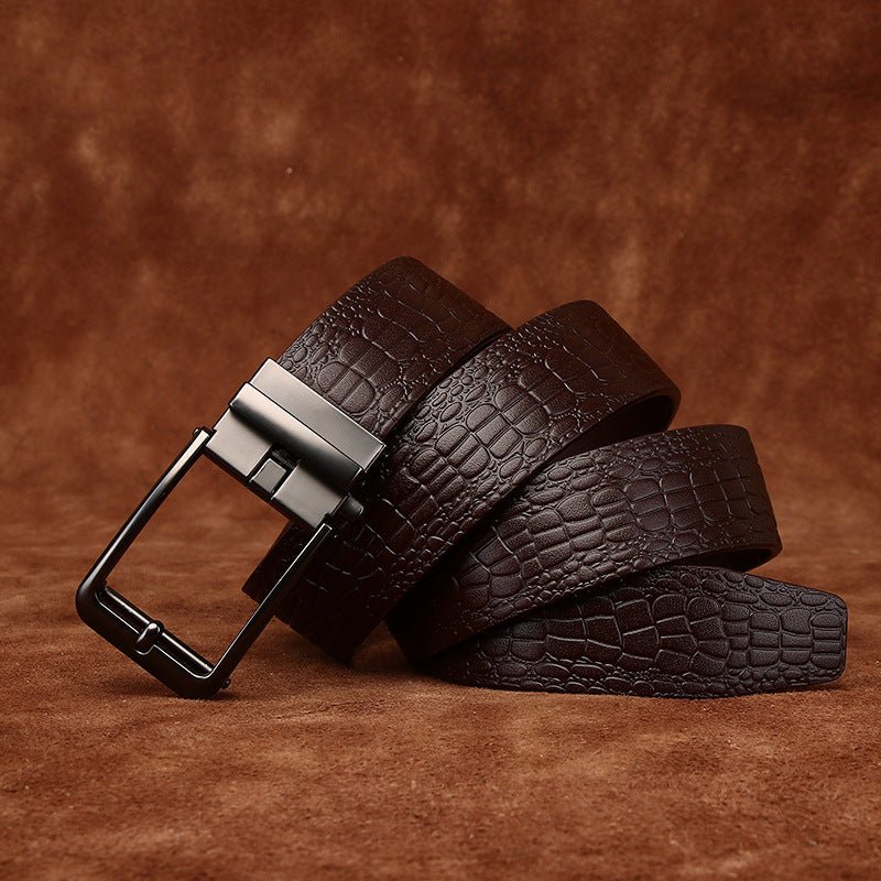 Firth – Crocodile - Embossed Reversible Belt - Hilltop Nord