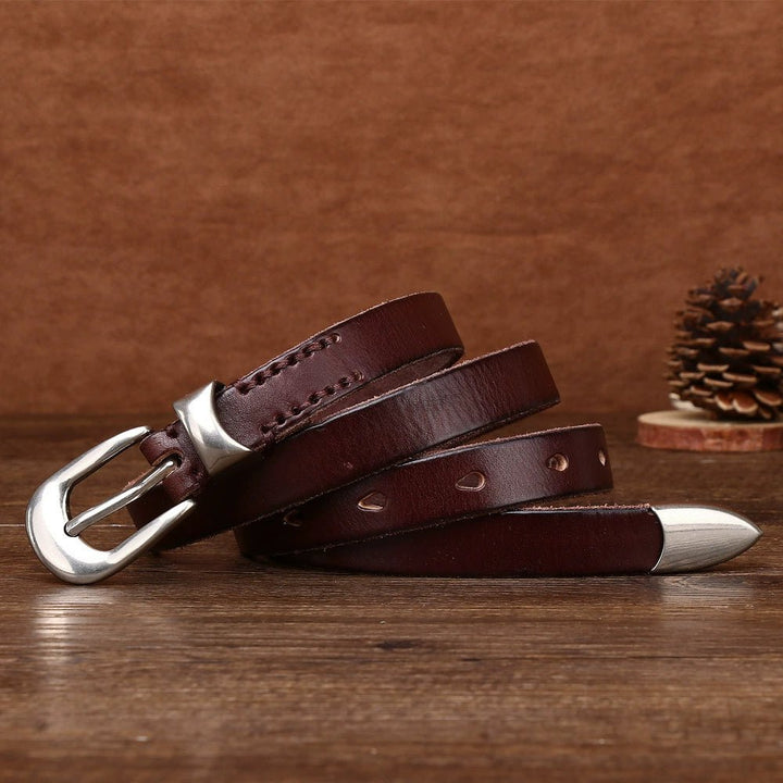 Stonegrain – Antique Tip Leather Belt - Hilltop Nord