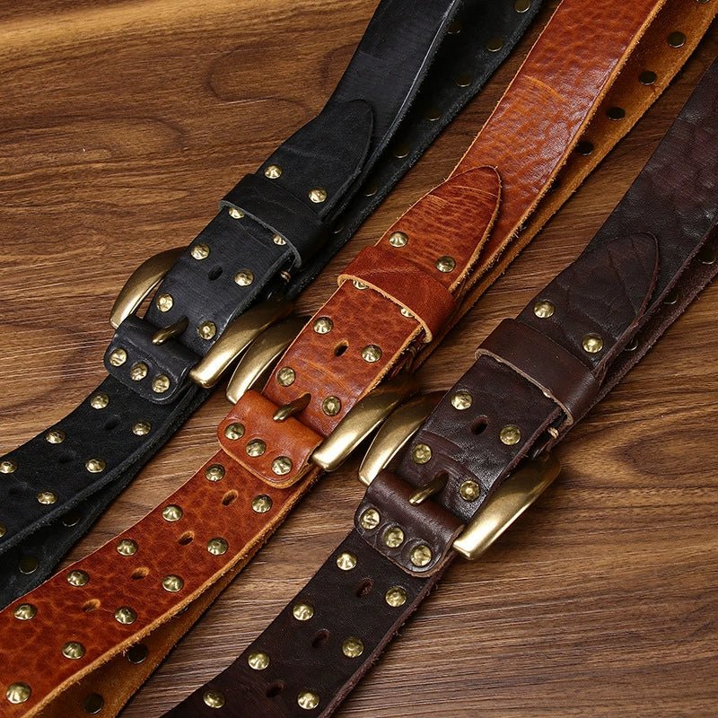Thistlemark – Studded Leather Belt - Hilltop Nord
