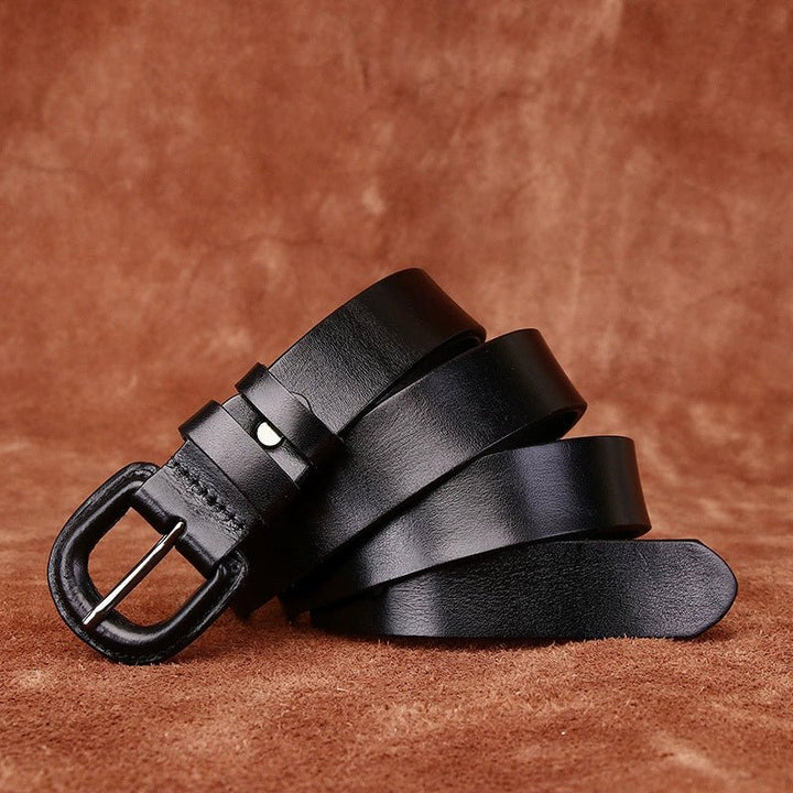 Lochlan – Retro Pin Buckle Leather Belt - Hilltop Nord